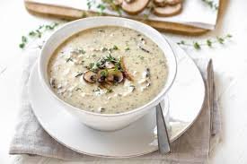 Cream of mushroom soup